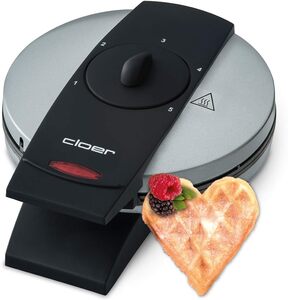 Gofrera Cloer forma de corazon