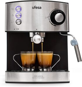 Ufesa CE7240 Cafetera Expresso y Capuccino