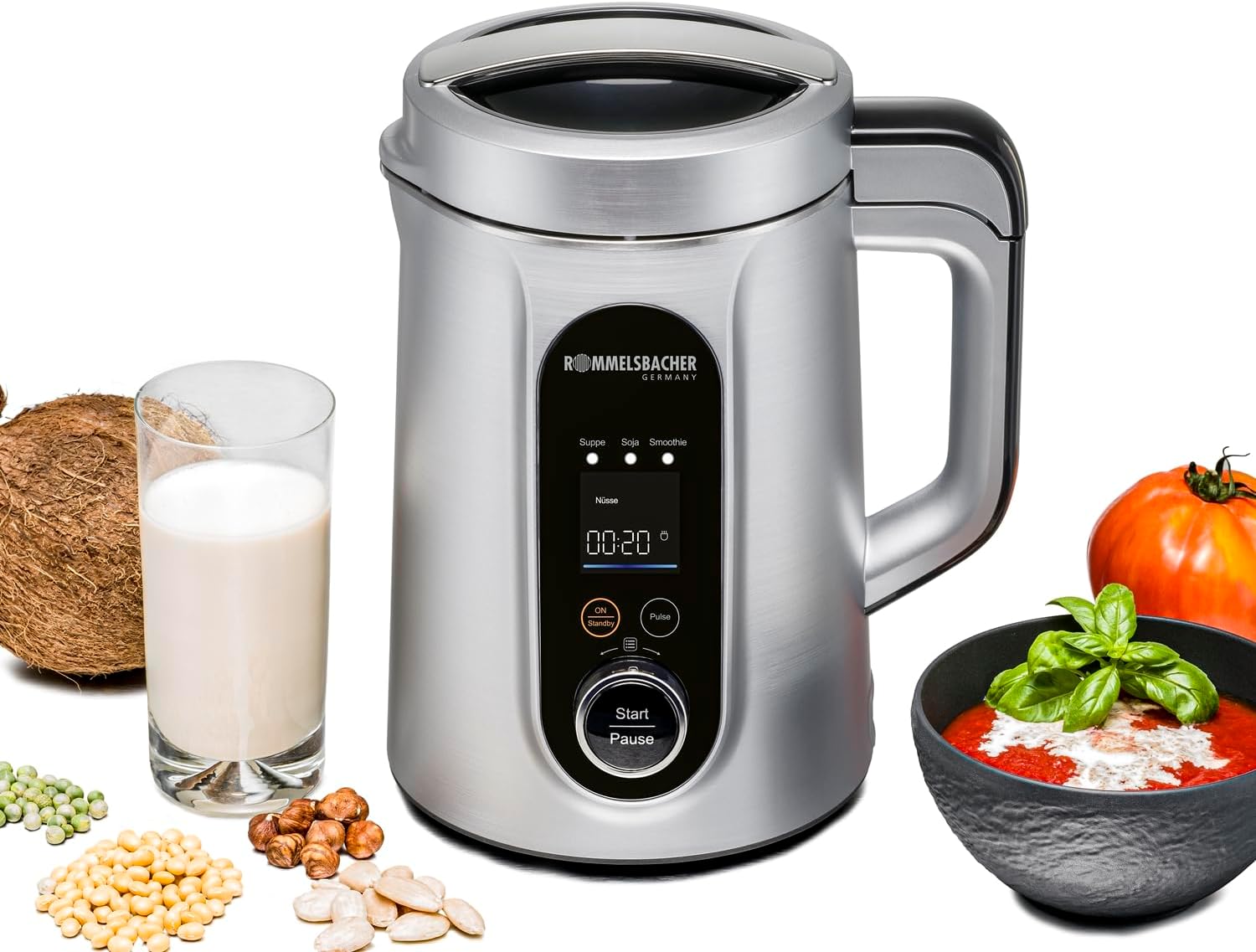 sopera eléctrica ROMMELSBACHER Vera Bebida y sopas Sopera eléctrica más vendida en Pc Componentes, color gris