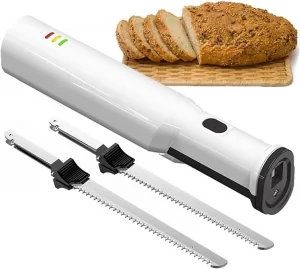 IINCOOY Cuchillo de Pan Inalámbrico Recargable