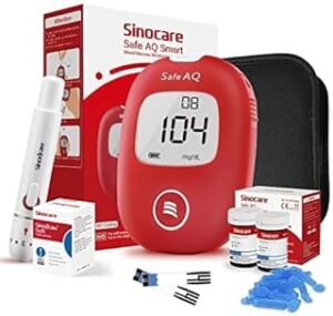 Sinocare Medidor Glucosa en Sangre. 50 x Tiras