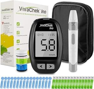 Medidor de glucosa en sangre. kit medidor azucar con tiras de 50