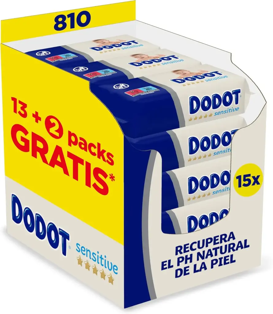Dodot Toallitas Sensitive para Bebé