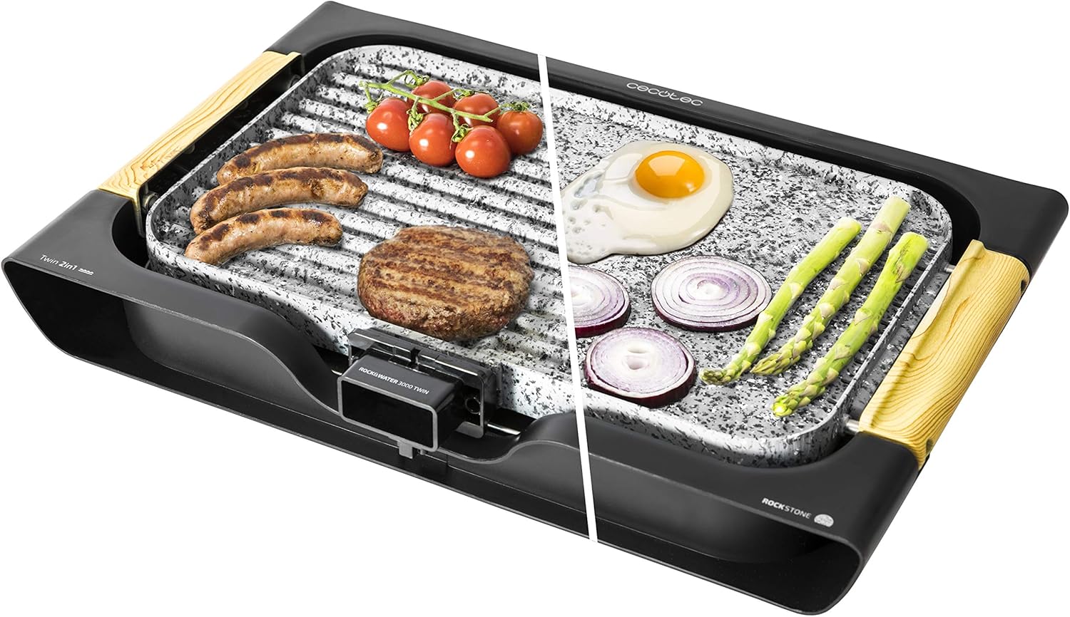 Cecotec Plancha Eléctrica Reversible