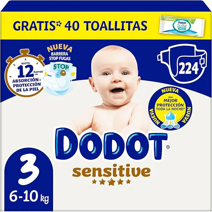 Dodot Pañales Bebé Sensitive