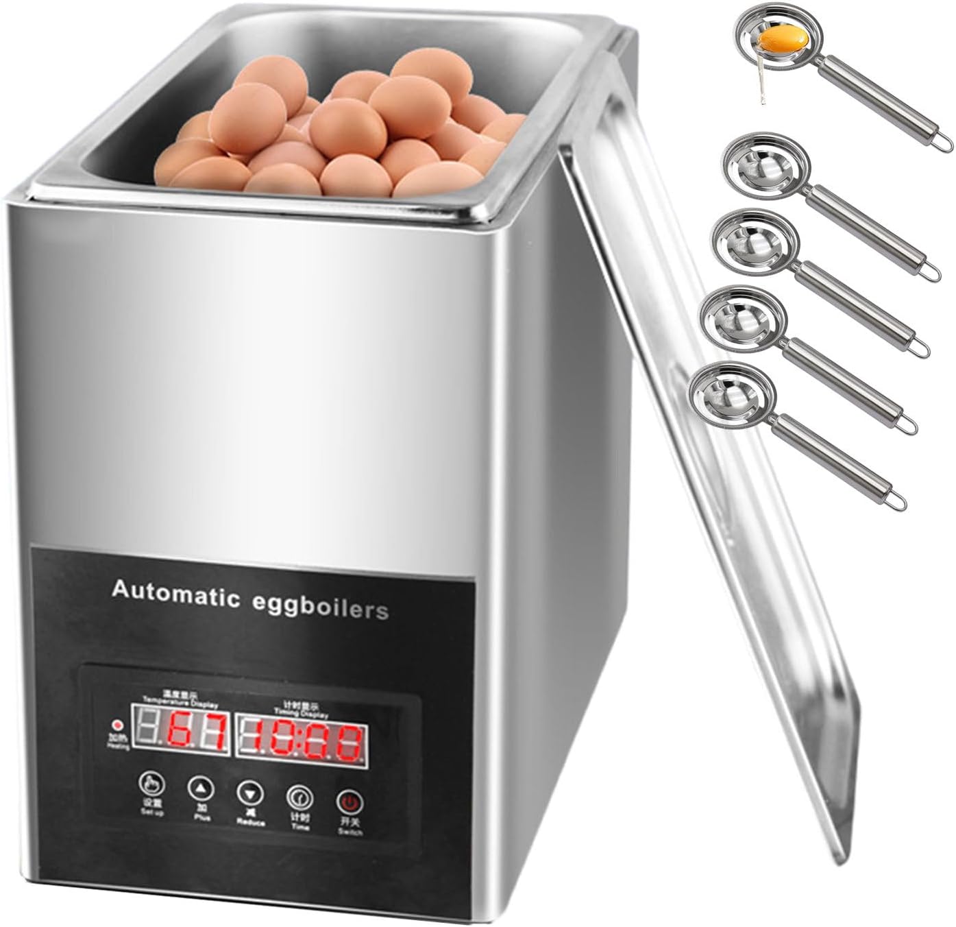 Hervidor De Huevos Eléctrico De 9 L