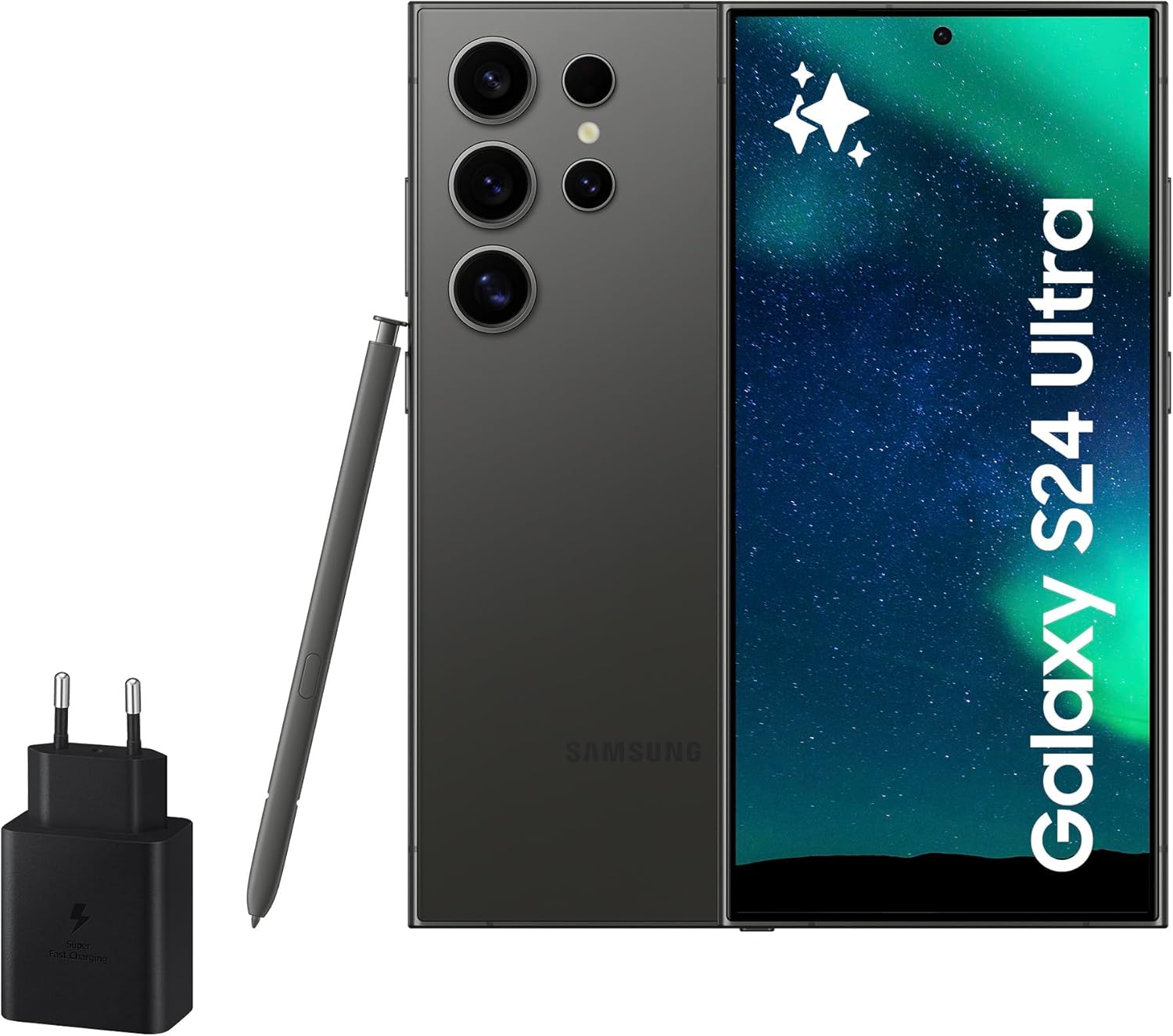 Samsung Galaxy S24 Ultra y Cargador