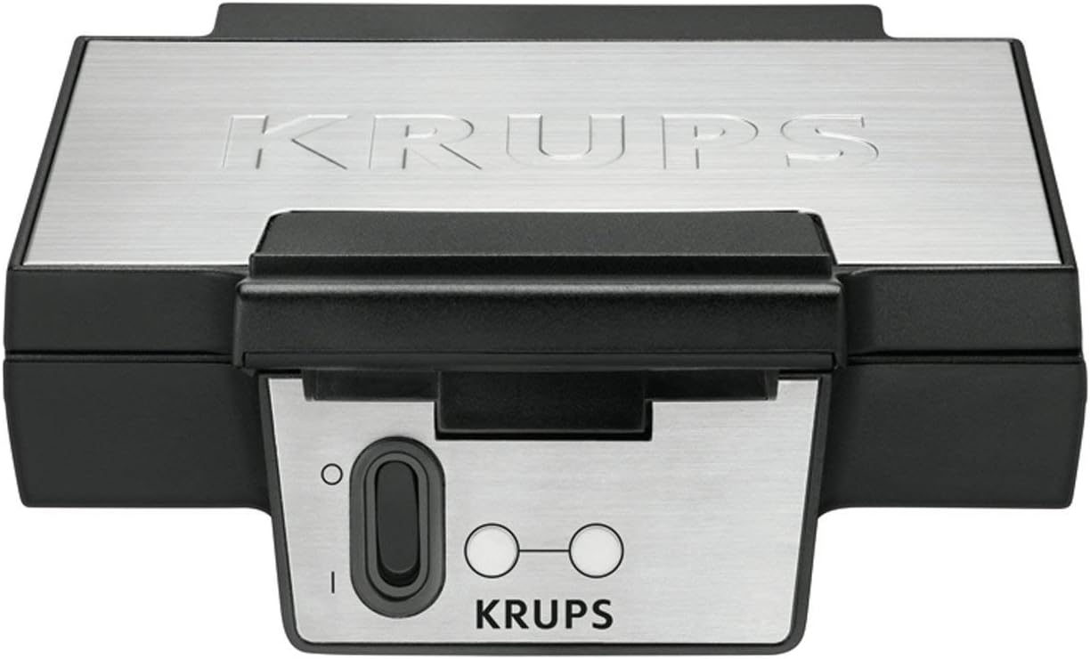 Krups Gofrera acero inoxidable