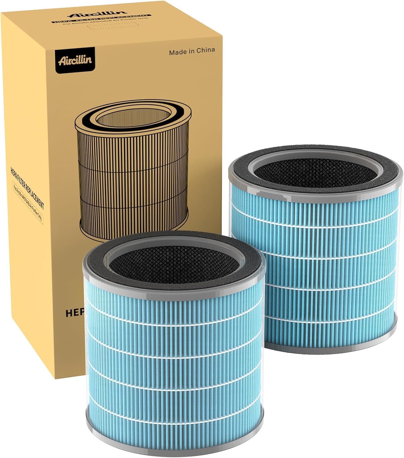 Aircillin 2Pack H13 Filtro HEPA