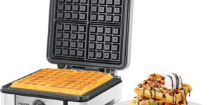 FOHERE Gofrera Eléctrica 4 Gofres