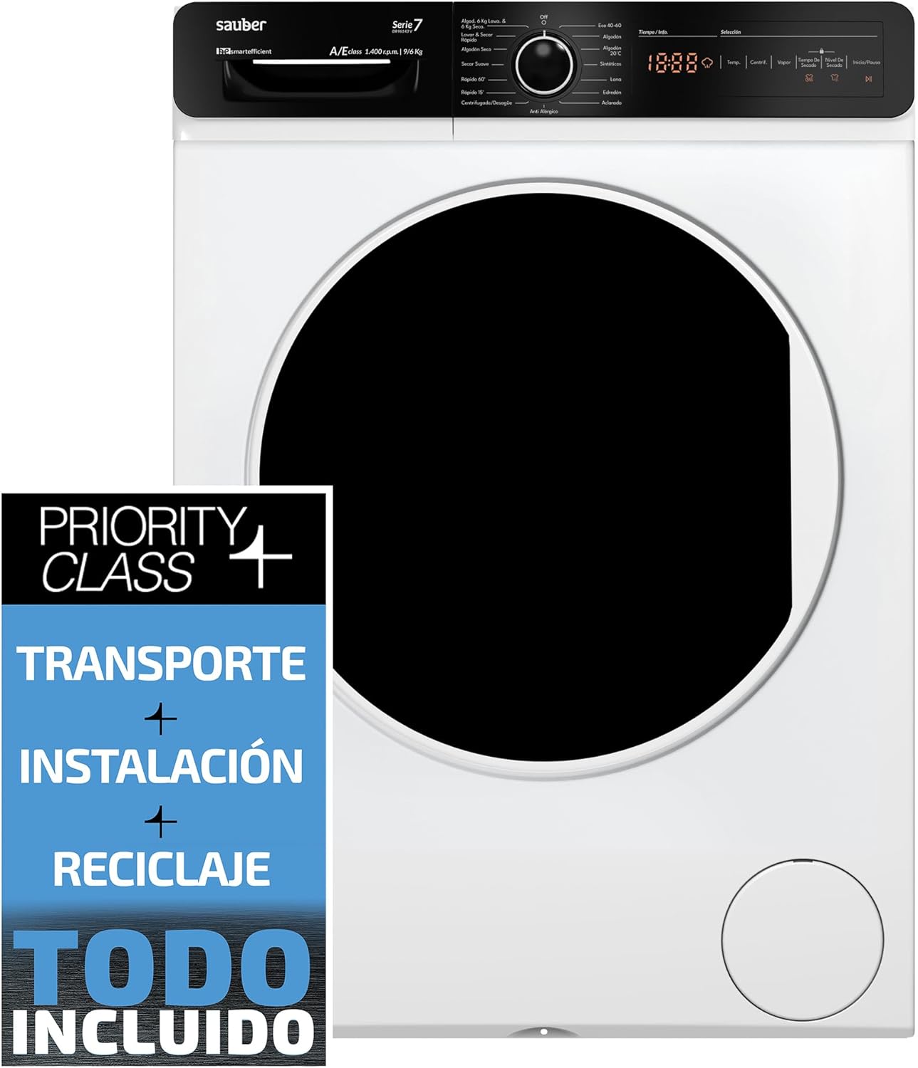 Sauber Lavadora Secadora SERIE 7