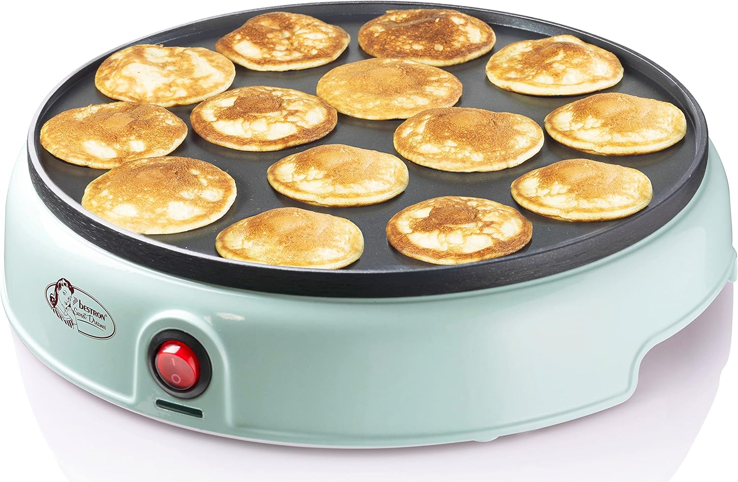 Bestron Poffertjes Maker in Retro