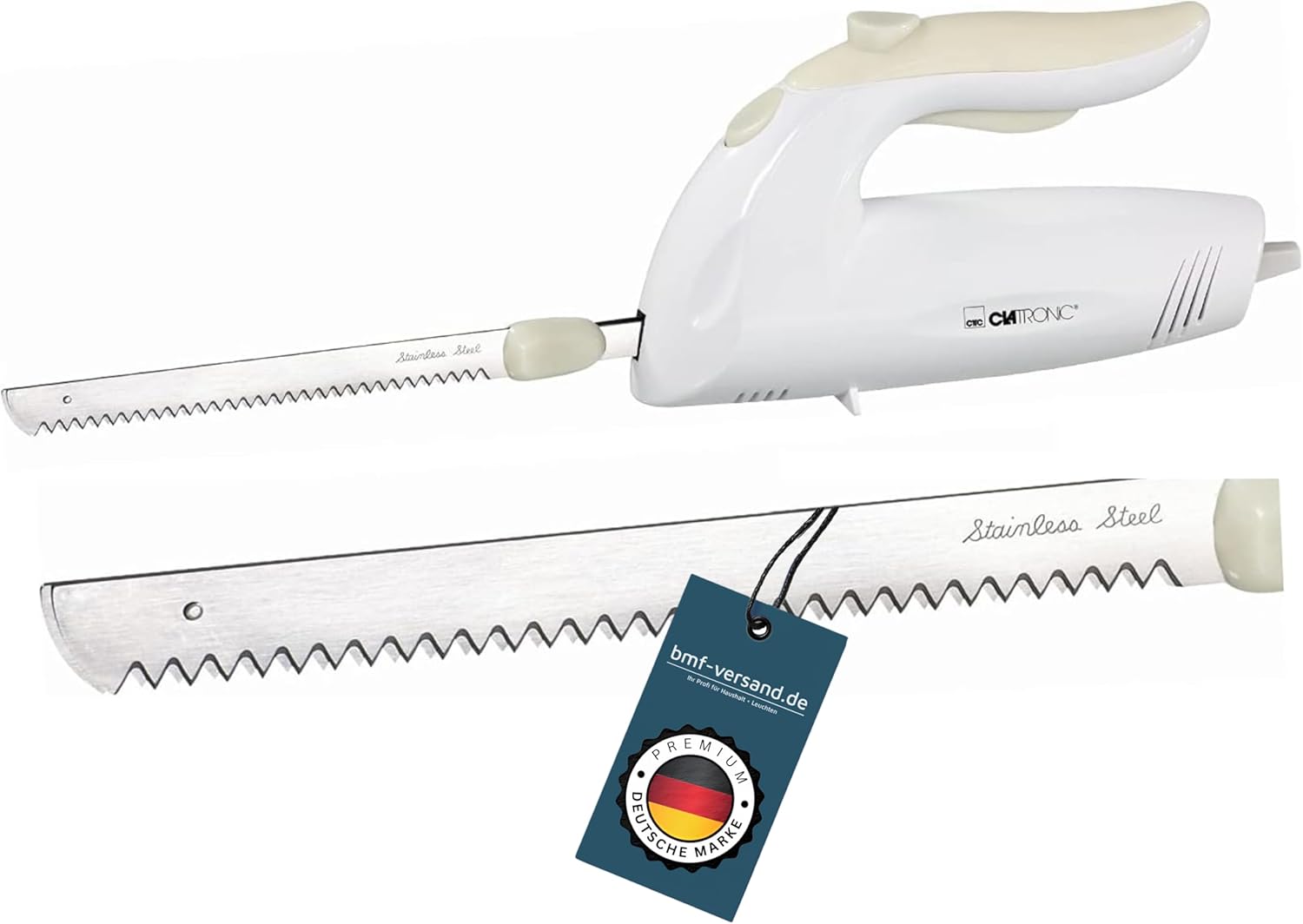 Cuchillo eléctrico con doble hoja