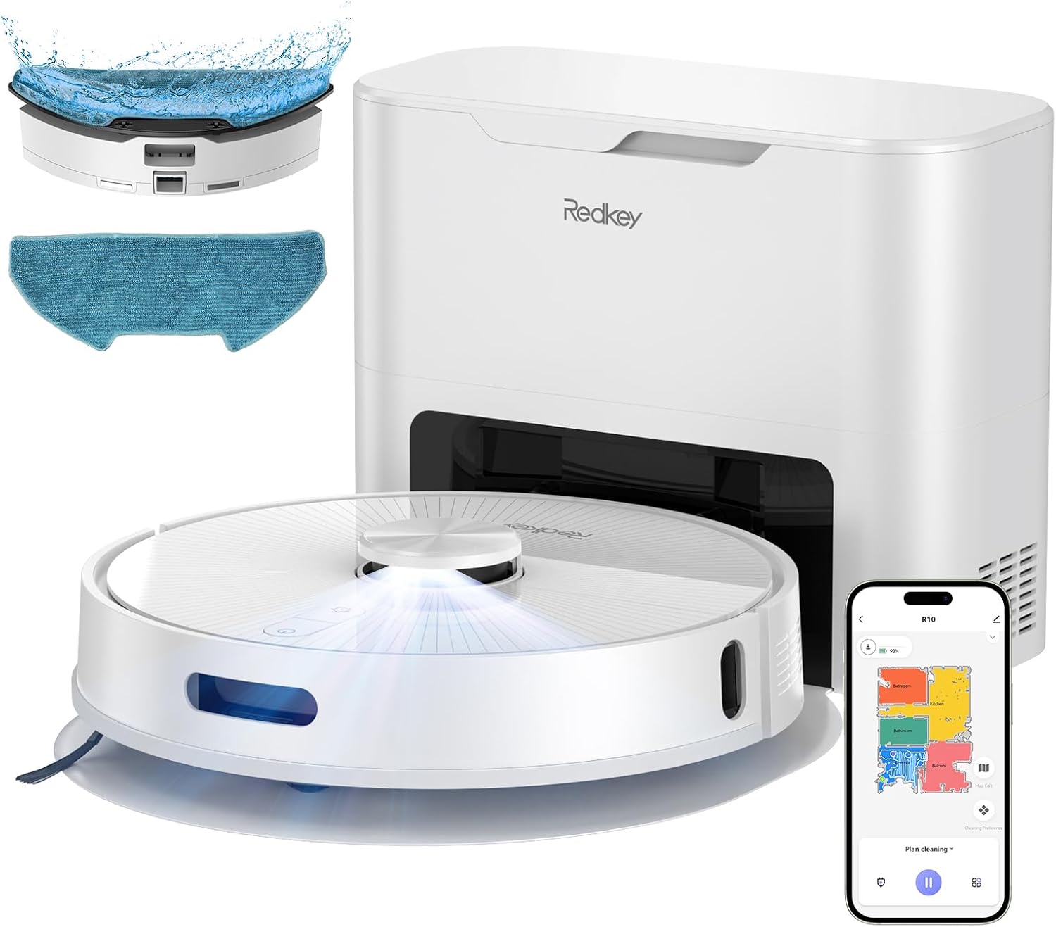 Redkey R10 Robot Aspiradora 2 en 1