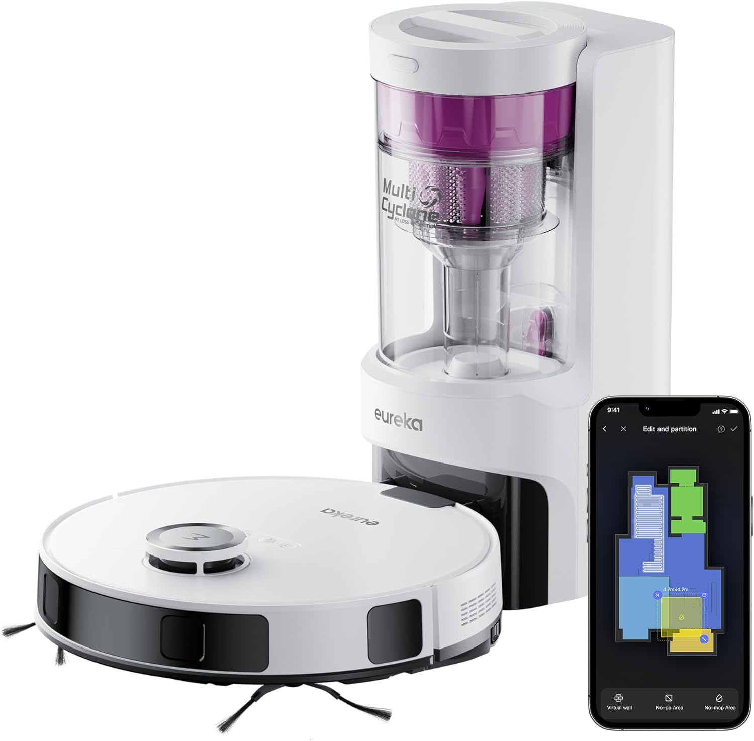 EUREKA NERE10s Robot Aspirador