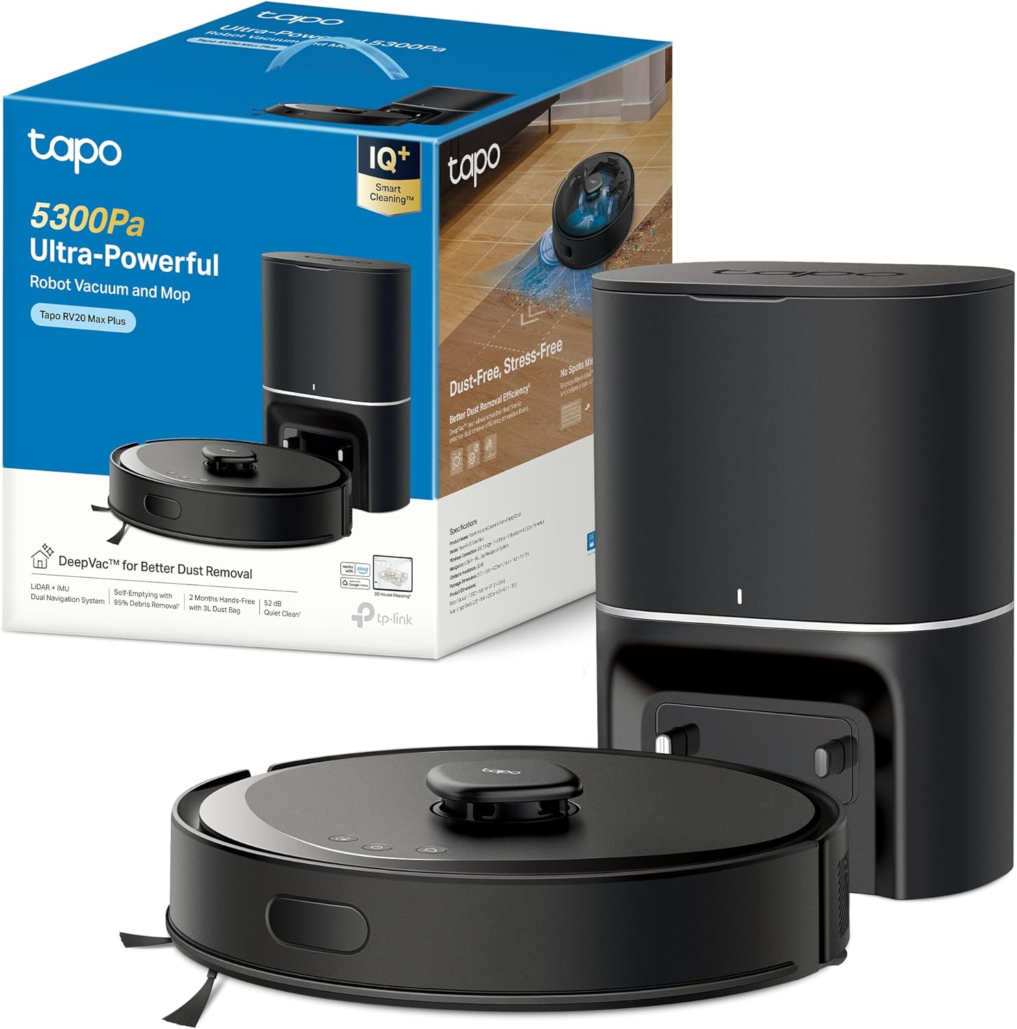 Tapo RV30 MAX Plus Robot Aspiradora