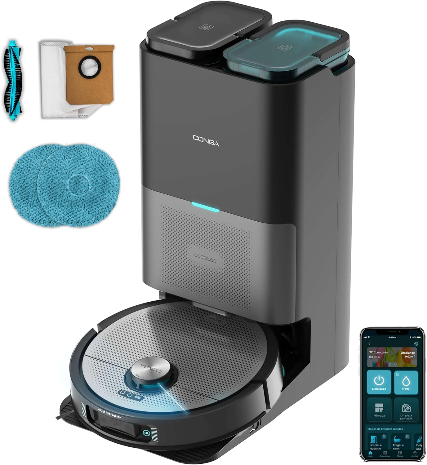 Cecotec Robot Aspirador y Friegasuelos