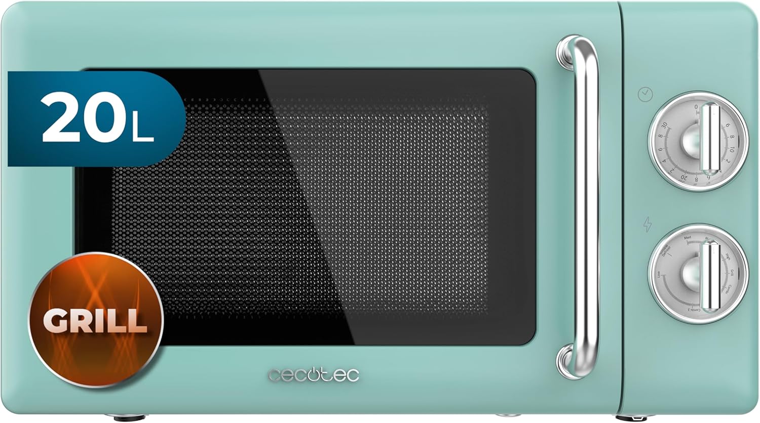 Cecotec Microondas Mecánico con Grill