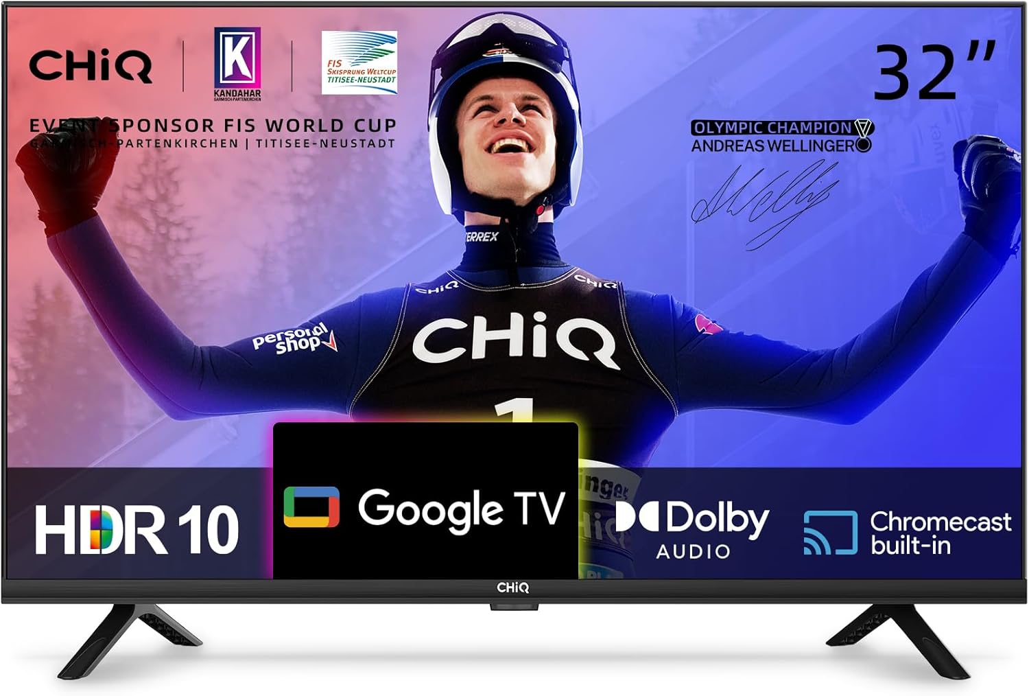 CHiQ L32H7G TV 32 Pulgadas Smart TV HD LED