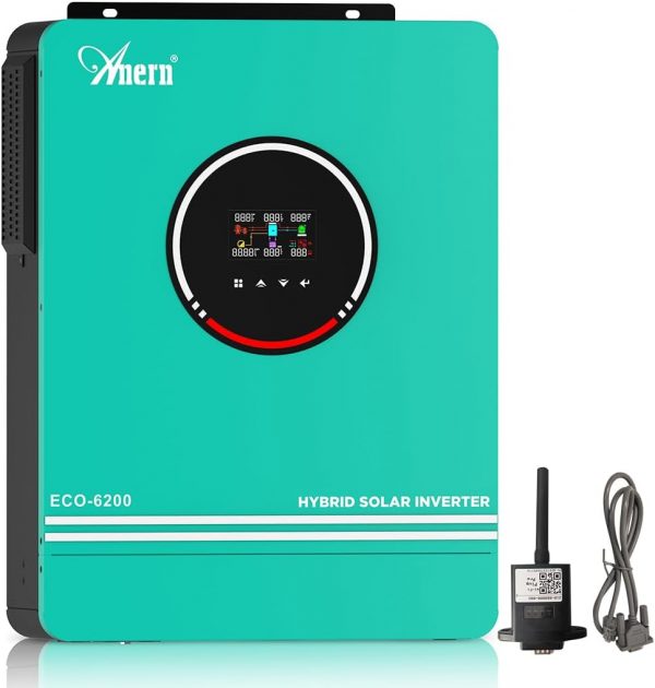Anern 6.2KW Inversor Solar Híbrido DC...