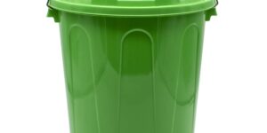 Cubo Basura Plástico Comunidad con Tapa