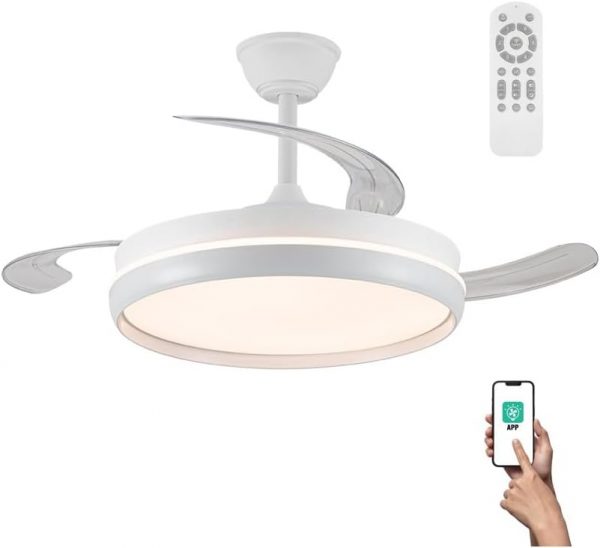 Ventilador LED aspas plegables Michu