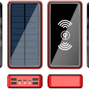 RUSTOO Solar Power Bank 100000mAh Banco...