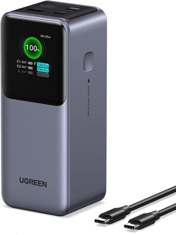 UGREEN Nexode Power Bank 20000mAh 130W,...