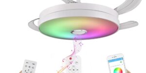 LUMIKING Ventilador de Techo RGB
