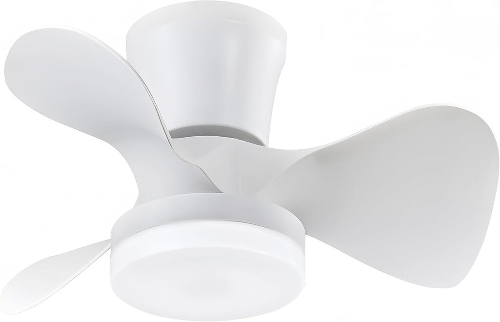 LEDUNI Ventilador de techo con luz LED