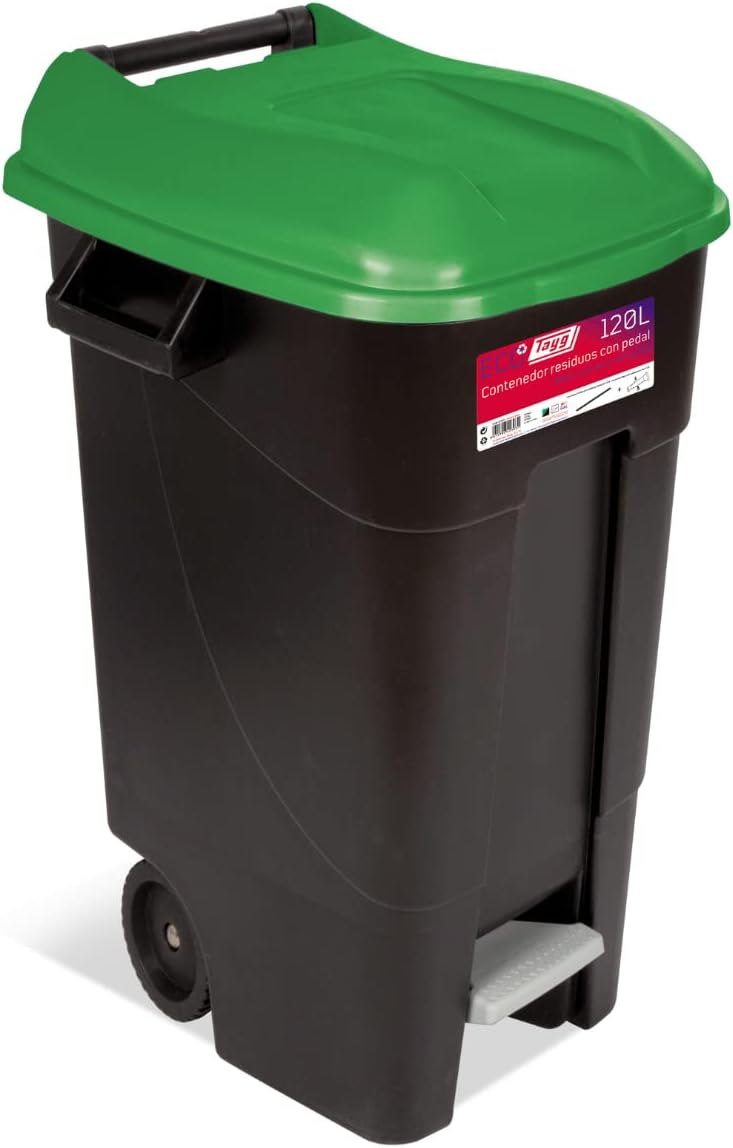 Cubo basura de comunidad 120 litros