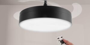 Ventilador con Luz Lámpara LED 72W Vent...