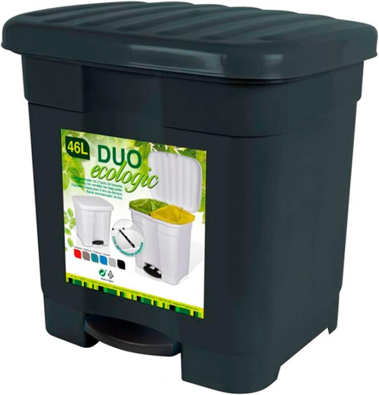 Cubo de Basura Ecológico 46L