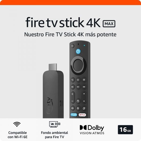 Amazon Fire TV Stick 4K Max (Última gen...