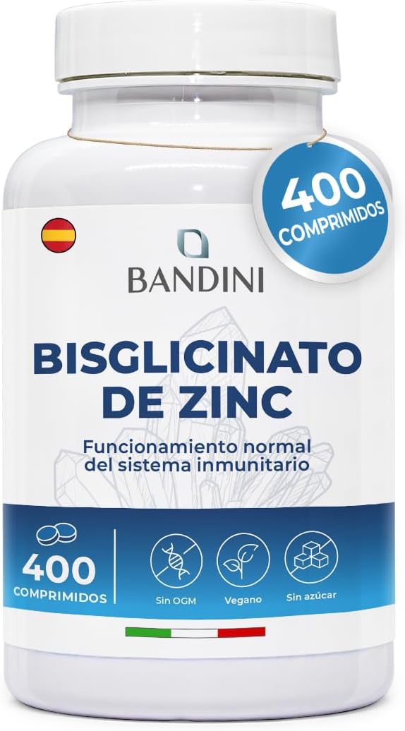 Bandini® Bisglicinato de Zinc 400...