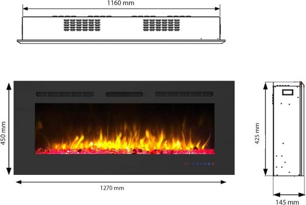Mystflame Galaxy 50 - Chimenea...