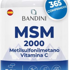 Bandini® MSM 2000 mg + Vitamina C, 365 ...
