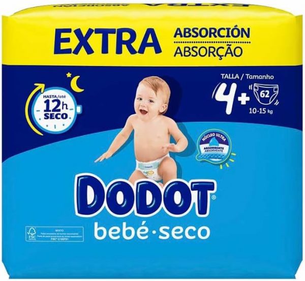 Dodot Bebé Seco Extra - Jumbo Pack...