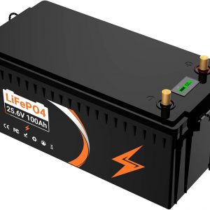 Batería de litio LiFePO4 de 24 V 100 Ah...