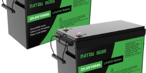 DATOUBOSS 2*Batería 24V 100Ah LiFePO4...