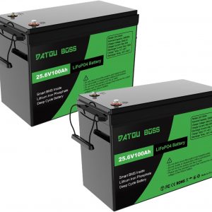 DATOUBOSS 2*Batería 24V 100Ah LiFePO4...