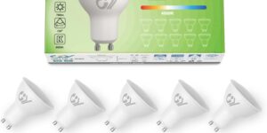 GY 4.9W Bombilla GU10 LED 4000K Blanco ...