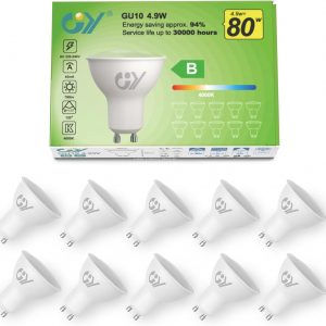 GY 4.9W Bombilla GU10 LED 4000K Blanco ...