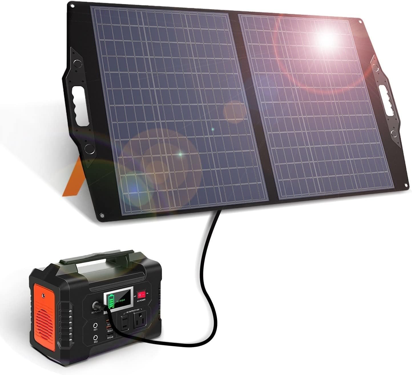 Cargador de Panel Solar de 100 W, Kit...