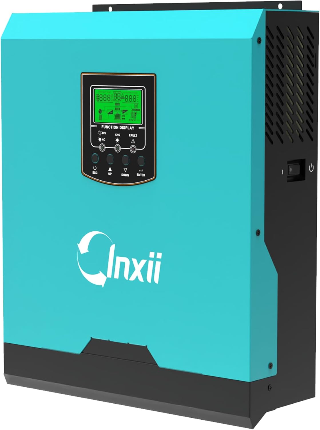 Inxii 3000W Inversor Híbrido de 24V DC...