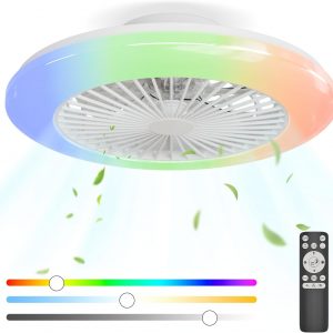 Epochglo Ventilador de Techo con Luz