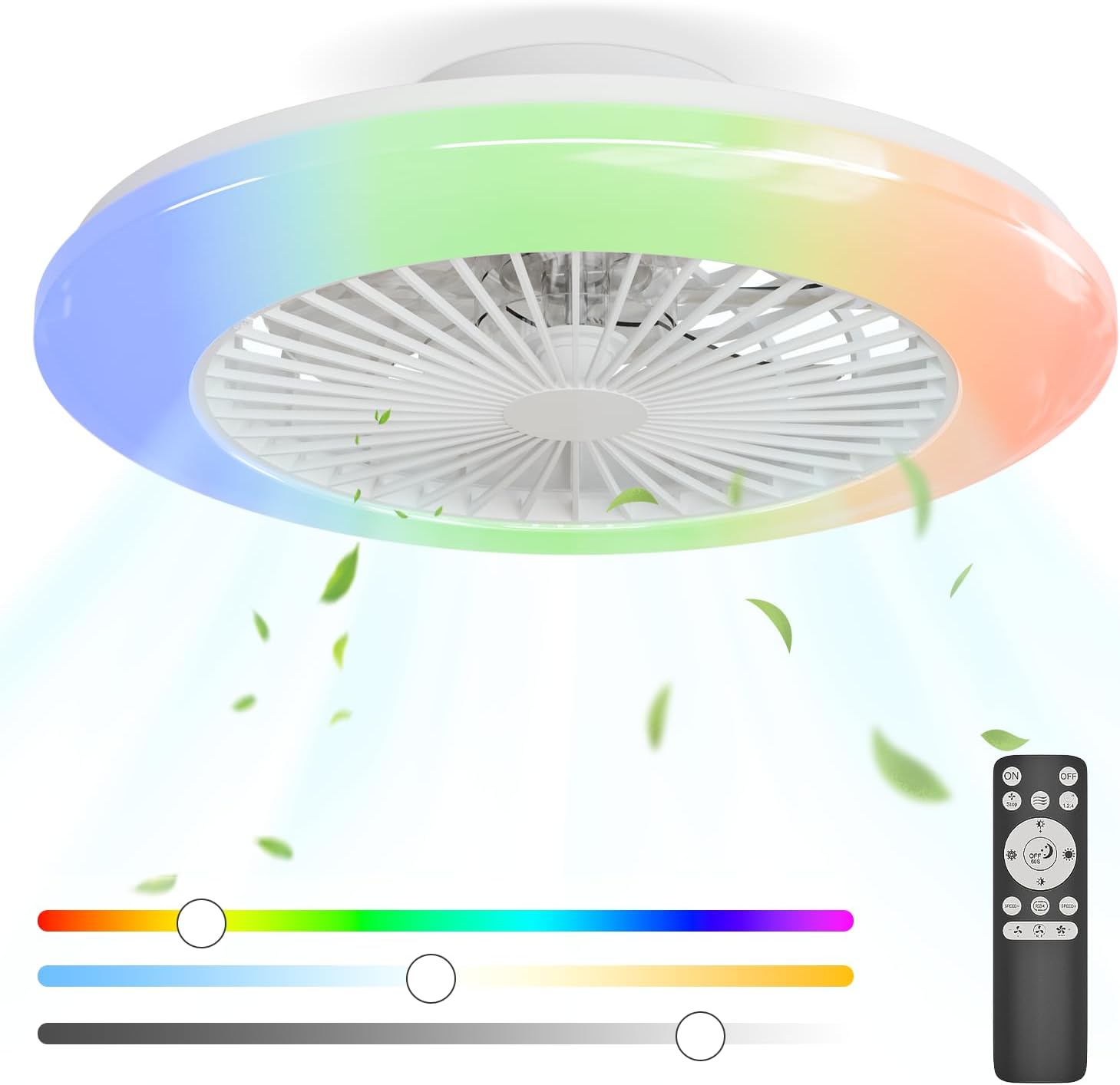 Epochglo Ventilador de Techo con Luz