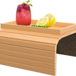 Bandeja para sofá con reposabrazos de b...