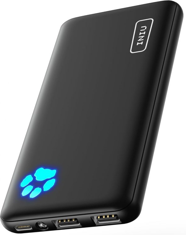 INIU Power Bank, Slimmest USB C Triple...