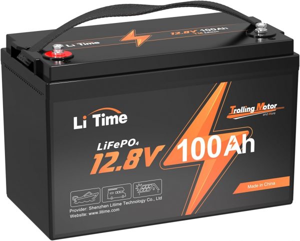 Litime 12V 100Ah TM Batería LiFePO4,...